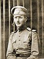 トゥーラ予備歩兵連隊所属のウラジミール・オスキルコ（ロシア語版）少尉(1917年)