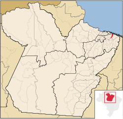 Localização de Tracuateua no Pará