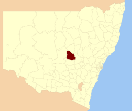 Contea di Parkes – Mappa