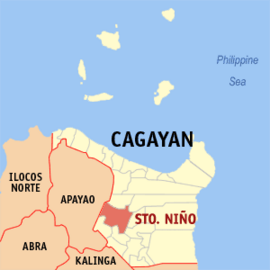 Santo Niño na Cagayan Coordenadas : 17°53'9.96"N, 121°34'8.76"E