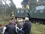 Polisinsats under protesterna i Ojnareskogen