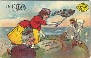 English: Postcard: Leap Year, 1908 Description...