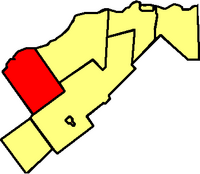 Location within Prescott and Russell