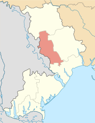 Distretto di Rozdil'na – Mappa