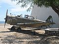 North American T-6 Texan de la fuerza aérea portuguesa, una de las piezas del Museo de las Fuerzas Armadas en Luanda, Angola.