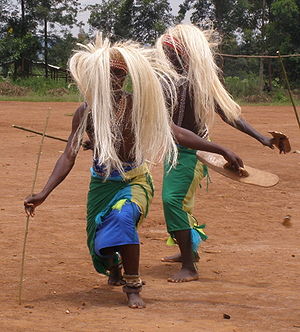 Orphaned young men learn traditional Rwandan d...