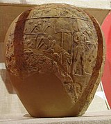 Cabeza de maza ceremonial de Horus Escorpión