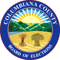 Seal of the Columbiana County Board of Elections