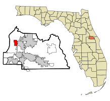 Location in Seminole County and the state of Florida