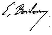 signature d'Émile Boilvin