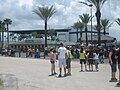 North side of Sound Advice Amphitheater before Projekt Revolution 2008.