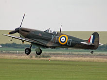 Spitfire IIA. Although a slightly later variant, its outward appearance was identical to the Mk. I, the mainstay Spitfire of 1940. Spitfire IIA P7350.jpg
