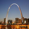 Oblouk Gateway Arch v St. Louis