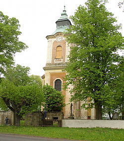 Farní kostel sv. Jana Nepomuckého ve Starých Křečanech