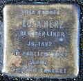 Stolperstein für Rosa Herz (Friedrichstraße 40)