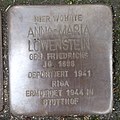 Stolperstein für Anna-Maria Löwenstein geb. Friedrichs
