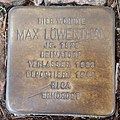 Stolperstein Duderstadt Marktstraße 9 Max Löwenthal