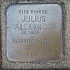 Stolperstein Meppen Hasestraße 3 Julius Alexander