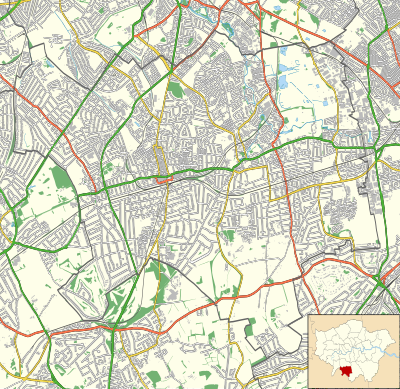 Location map United Kingdom London Sutton