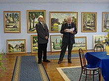 Ferenc Hézső inaŭguras ekspozicion