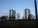 The Herdings Twin Towers in March 2011.