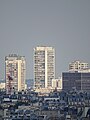 vue de l'ensemble des Pyramides depuis la Tour Eiffel