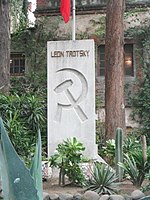 Leon Trotsky's grave in Coyoacán.