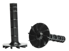 Turbine d'oxygénation adaptable sur tous types de moteur pour micro station d'épuration.