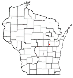 Location of Hortonia, Wisconsin