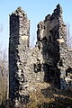eckiger Schalenturm der Ostmauer in der ersten Vorburg