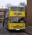 A Bristol VR with Eastern Coach Works body in Solent Blue Line livery at Winchester, 1st January 2009.