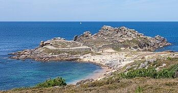 Castro de Baronha no município de Porto do Son, Galiza (definição 5 598 × 2 927)