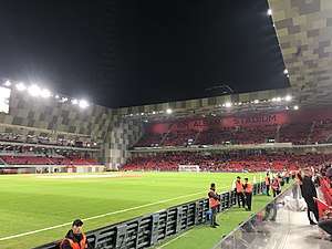 Das Stadion am Abend der Eröffnung