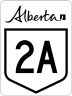 Highway 2A marker