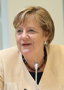 Merkel vuonna 2021.