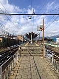 Access route to Asahi Station platform