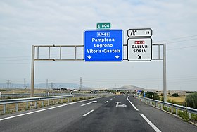 Image illustrative de l’article Autoroute AP-68 (Espagne)