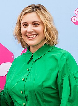 Greta Gerwig juli 2023.