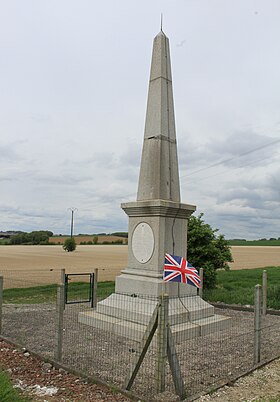 Le mémorial à la 46e North Midlands Division