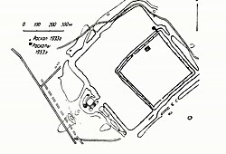 План раскопок в Байлакане