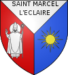 Blason de Saint-Marcel-l'Éclairé