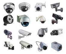 Different types of CCTV cameras. CCTV Cameras.png