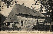 Herrenhaus von Alezonde auf einer Postkarte des 20. Jahrhunderts