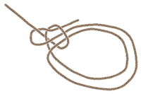 Португальский булинь[англ.][4]:202, Portuguese bowline[1], French bowline. Простая петля . Вяжется на конце троса. Отличный стул для боцмана[1]. [abok 114]