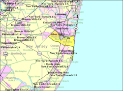 Census Bureau map of Berkeley Township, New Jersey