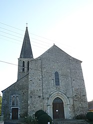 The church in Châteauneuf-sur-Sarthe