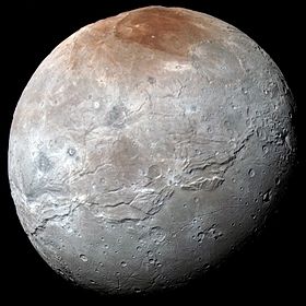 Charon observeret af New Horizons d. 14. juli 2015.