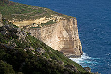 Dingli Cliffs in Malta Dingli cliffs 1 (6796011386).jpg