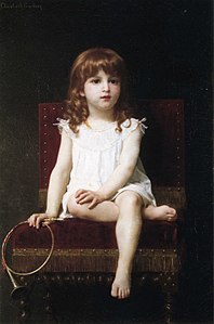 Portrait de la fille de Rudyard Kipling, localisation inconnue
