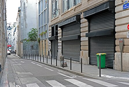 Panneau Histoire de Paris << Rue du Croissant >>.